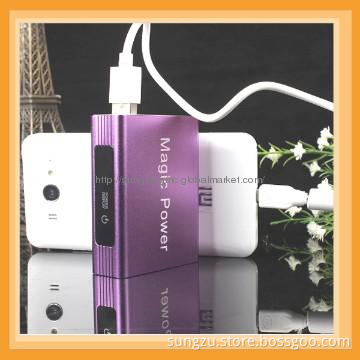 Cell phone charger with flashlight